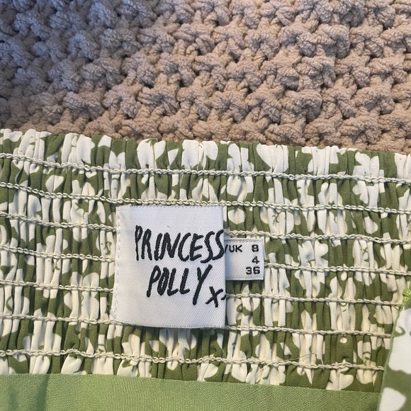 Princess Polly Tasmin Mini Dress Green Floral - Picture 10 of 11